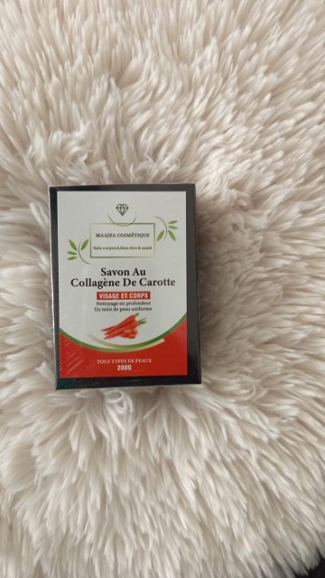 savon au collagène de carotte